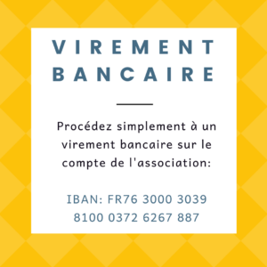 Donation virement bancaire