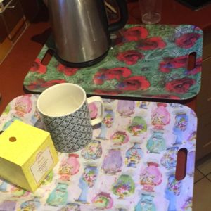 Plateaux disponibles dans 2 motifs différents