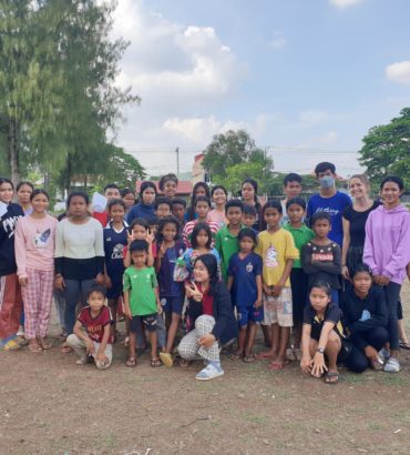 Chasse au trésor organisée par une volontaire au foyer lataste
